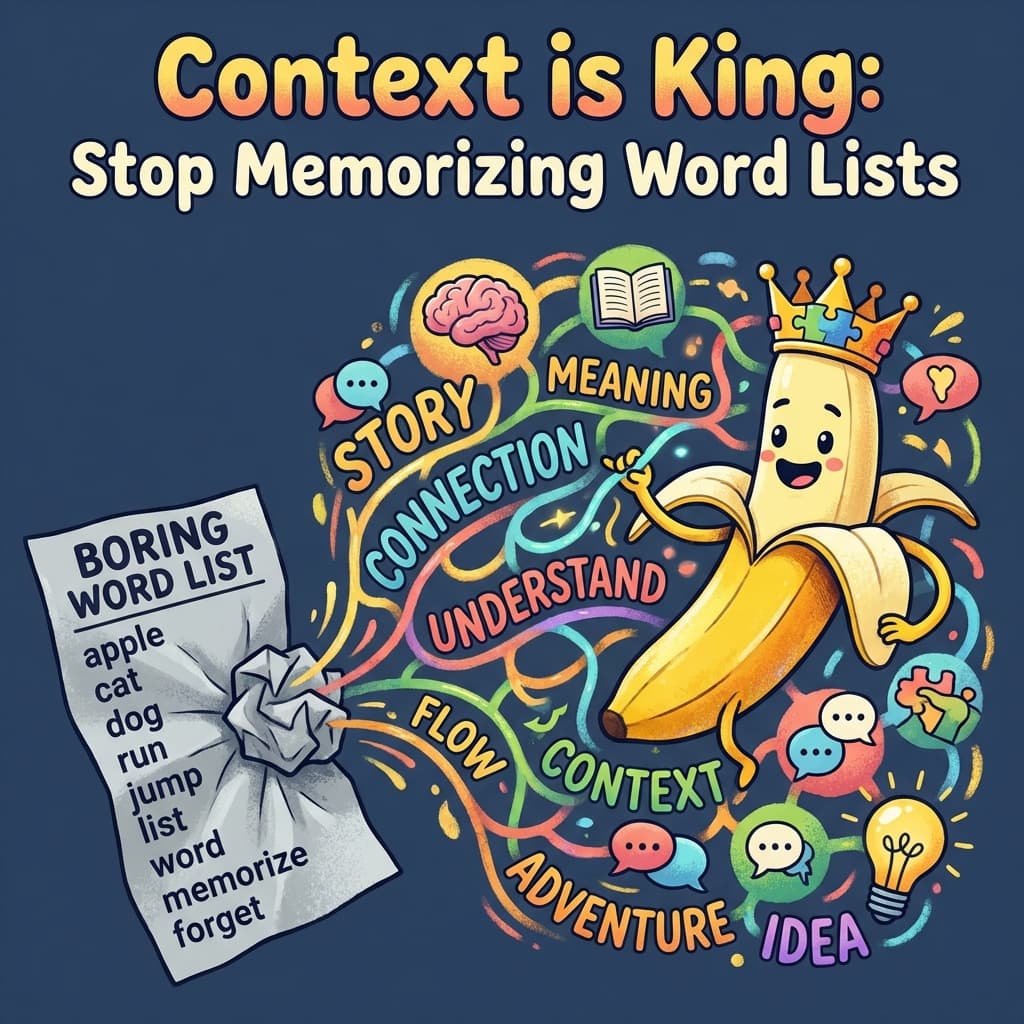 Never save a word alone