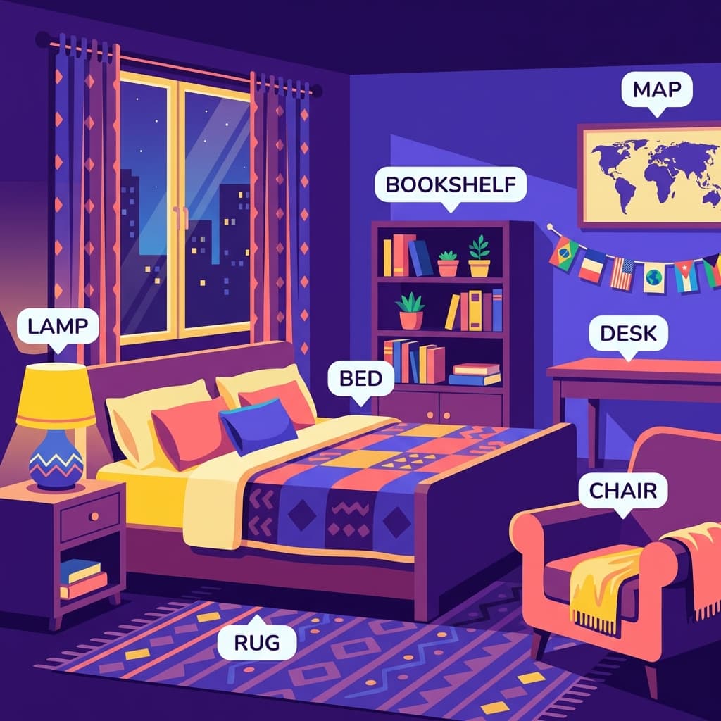 Créez une petite Italie (ou Corée) dans votre chambre